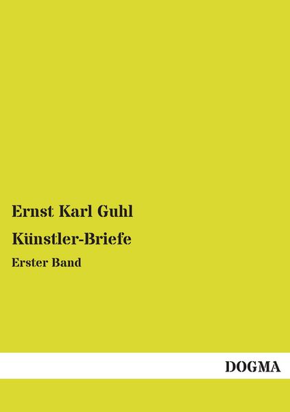 Produktbild: K&uuml;nstler-Briefe