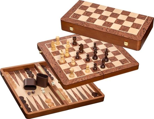 Philos - Schach-Backgammon-Dame-Set