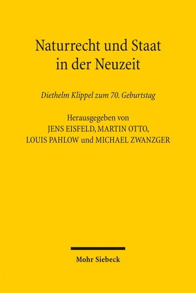 Produktbild: Naturrecht und Staat in der Neuzeit