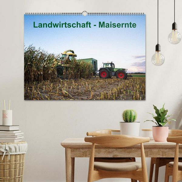 Produktbild: Landwirtschaft - Maisernte (Wandkalender 2026 DIN A2 quer), CALVENDO Monatskalender