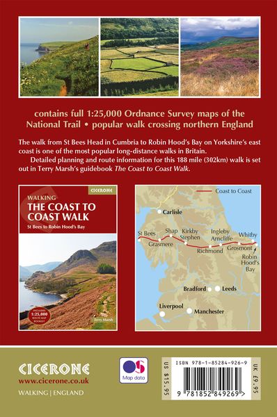 Produktbild: The Coast to Coast Map Booklet