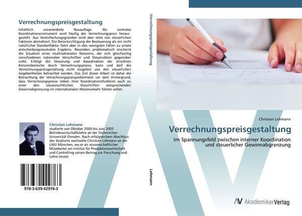 Produktbild: Verrechnungspreisgestaltung