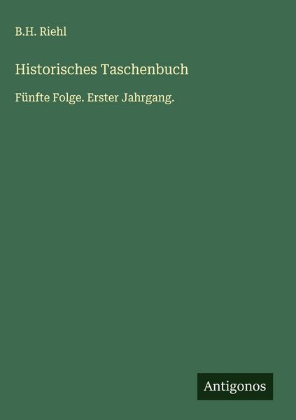 Produktbild: Historisches Taschenbuch