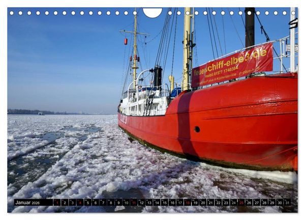 Produktbild: Feuerschiffe (Wandkalender 2026 DIN A4 quer), CALVENDO Monatskalender