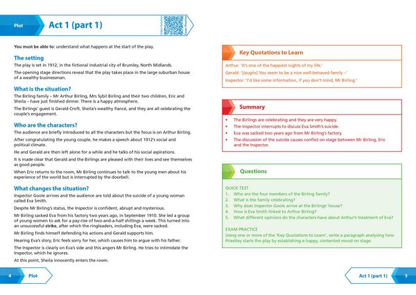 Produktbild: An Inspector Calls: AQA GCSE 9-1 English Literature Text Guide