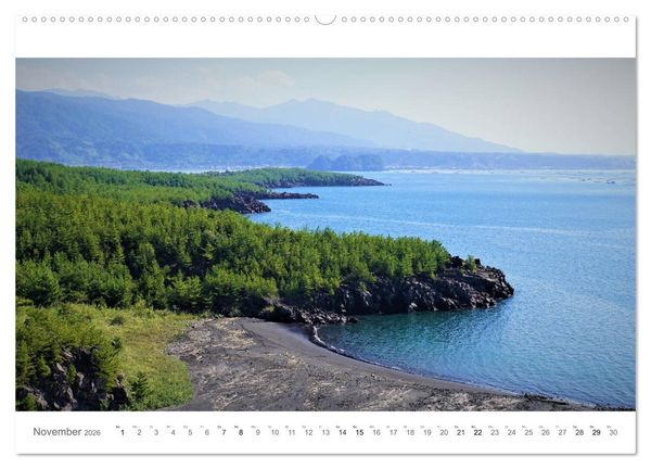 Produktbild: Kyushu - Japans vielf&auml;ltigste Insel (Wandkalender 2026 DIN A2 quer), CALVENDO Monatskalender