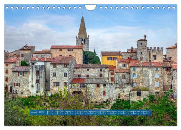 Produktbild: Istria - Croatia The green oasis of the northern Adriatic. (Wall Calendar 2026 DIN A4 landscape), CALVENDO 12 Month Wall Calendar