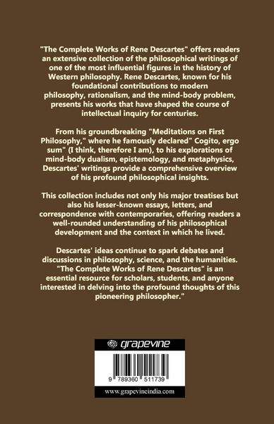 Produktbild: The Complete Works of Rene Descartes (Grapevine edition)
