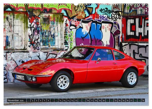 Produktbild: Opel GT 1900 AL Eine deutsche Sportwagenlegende (hochwertiger Premium Wandkalender 2026 DIN A2 quer), Kunstdruck in Hochglanz