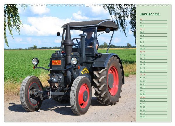 Produktbild: Oldtimer-Trecker on Tour (hochwertiger Premium Wandkalender 2026 DIN A2 quer), Kunstdruck in Hochglanz