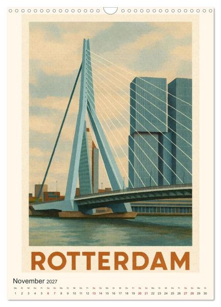 Produktbild: Charmante Holland-Ansichten (Wandkalender 2027 DIN A3 hoch), CALVENDO Monatskalender