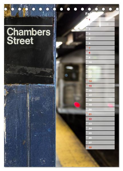 Produktbild: New York City Geburtstagskalender (Tischkalender 2026 DIN A5 hoch), CALVENDO Monatskalender
