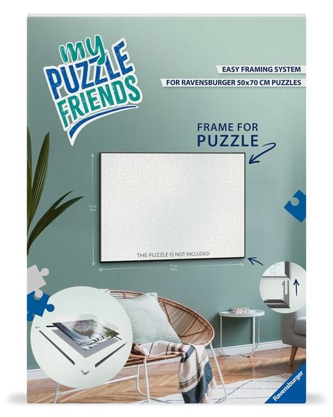 Produktbild: Puzzlezubeh&ouml;r - Puzzle-Rahmen, schwarz