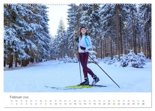 Produktbild: Oberhof - Urlaubsparadies am Rennsteig (Wandkalender 2026 DIN A2 quer), CALVENDO Monatskalender