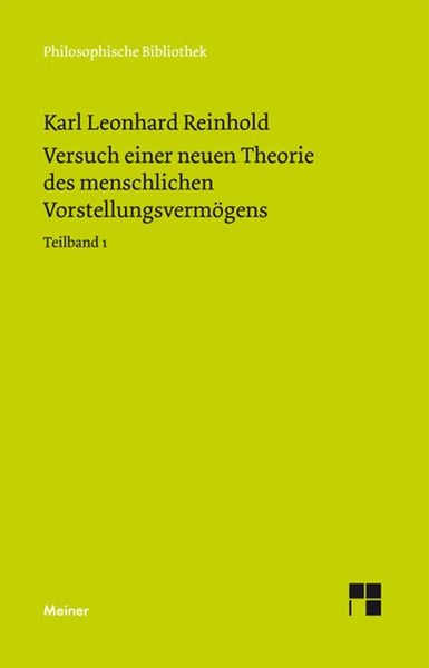 Produktbild: Versuch einer neuen Theorie des menschlichen Vorstellungsverm&ouml;gens. Teilband 1