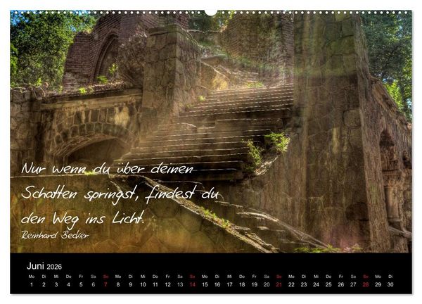 Produktbild: Poetische Wege (hochwertiger Premium Wandkalender 2026 DIN A2 quer), Kunstdruck in Hochglanz