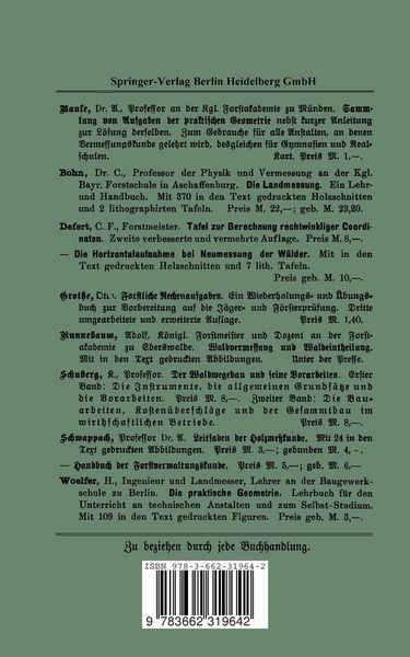 Produktbild: Mathematisches Repetitorium f&uuml;r Studirende der Forstwissenschaft