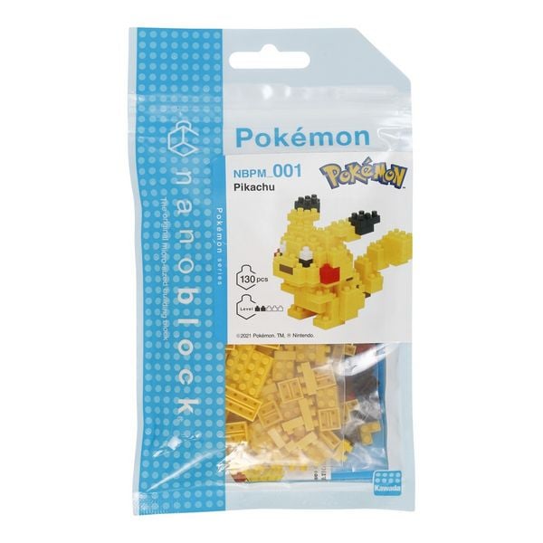 Produktbild: Pokemon Pikachu // Mini series NANOBLOCK, Mini-Bausatz, 3D-Puzzle