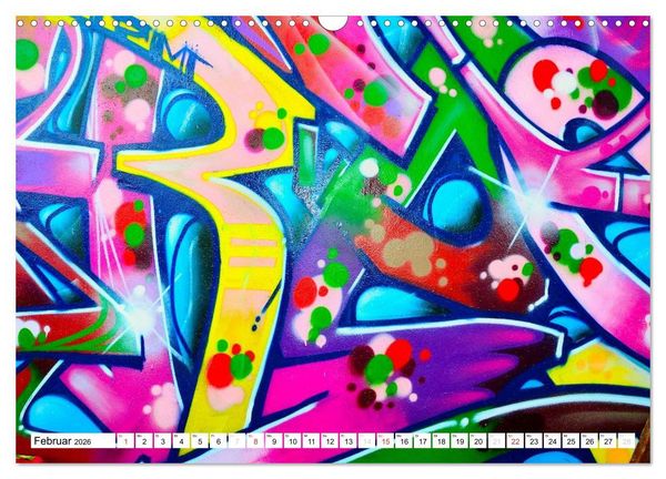 Produktbild: Graffiti ist Kult (Wandkalender 2026 DIN A3 quer), CALVENDO Monatskalender