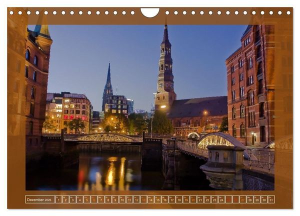 Produktbild: Hamburg, die Weltstadt im Norden von Deutschland (Wandkalender 2026 DIN A4 quer), CALVENDO Monatskalender