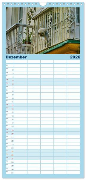 Produktbild: Familienplaner 2026 - Andalusien, Architektur und Tradition mit 5 Spalten (Wandkalender, 21 x 45 cm) CALVENDO