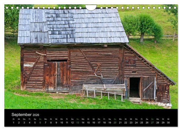 Produktbild: Siebenb&uuml;rgen &ndash; Die malerischsten Bauernh&auml;user (Wandkalender 2026 DIN A4 quer), CALVENDO Monatskalender