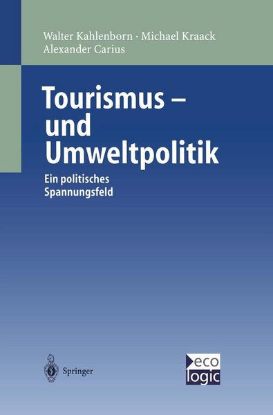 Produktbild: Tourismus-und Umweltpolitik