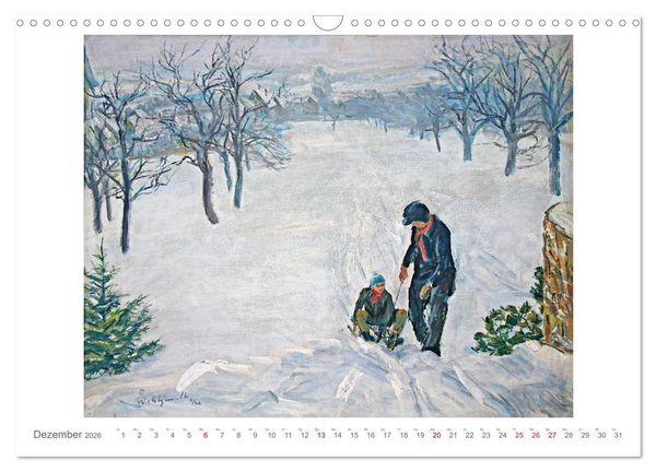 Produktbild: Landschaft im Licht. Daniel Wohlgemuth 1876-1967 (Wandkalender 2026 DIN A3 quer), CALVENDO Monatskalender