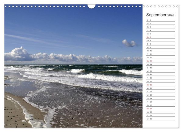 Produktbild: Die Ostsee (Wandkalender 2026 DIN A3 quer), CALVENDO Monatskalender