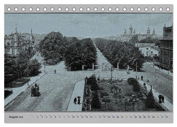 Produktbild: Hannover, alte Aufnahmen neu interpretiert. (Tischkalender 2026 DIN A5 quer), CALVENDO Monatskalender