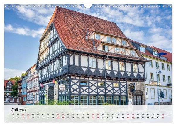Produktbild: Halberstadt Altstadtarchitektur unweit des Harzes (Wandkalender 2027 DIN A3 quer), CALVENDO Monatskalender
