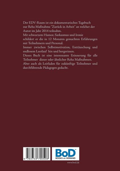 Produktbild: Der EDV Raum, unendliche Zeiten... Wir schreiben das Jahr 2014