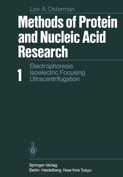 Produktbild: Methods of Protein and Nucleic Acid Research