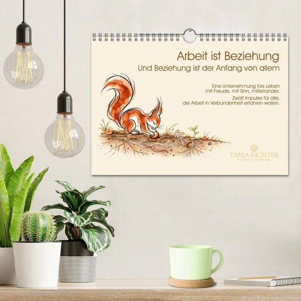 Produktbild: Arbeit ist Beziehung (Wandkalender 2027 DIN A4 quer), CALVENDO Monatskalender