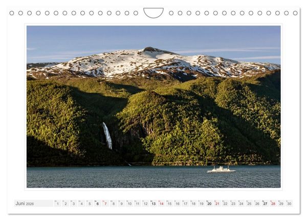 Produktbild: Norwegen. Sognefjord - Aurlandsfjord - Geirangerfjord - Stavanger (Wandkalender 2026 DIN A4 quer), CALVENDO Monatskalender