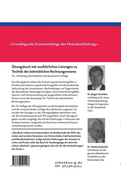 Produktbild: &Uuml;bungsbuch mit ausf&uuml;hrlichen L&ouml;sungen zu Technik des betrieblichen Rechnungswesens