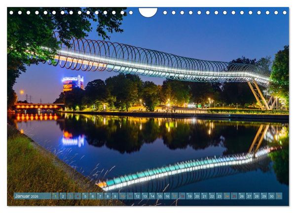 Produktbild: RIVERSIDE BLUES - Abends am Fluss (Wandkalender 2026 DIN A4 quer), CALVENDO Monatskalender