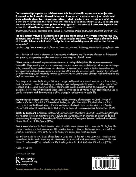 Produktbild: The Routledge Encyclopedia of Citizen Media