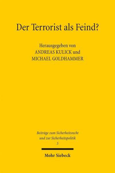 Produktbild: Der Terrorist als Feind?