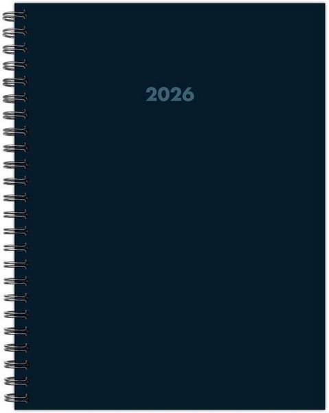 Produktbild: Basic Blue 2026 6.5 X 8.5 Weekly Monthly Softcover Planner