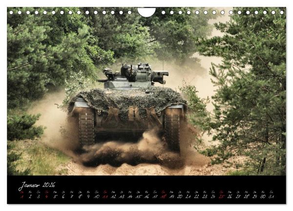 Produktbild: Sch&uuml;tzenpanzer Marder (Wandkalender 2026 DIN A4 quer), CALVENDO Monatskalender