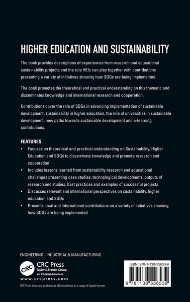 Produktbild: Higher Education and Sustainability