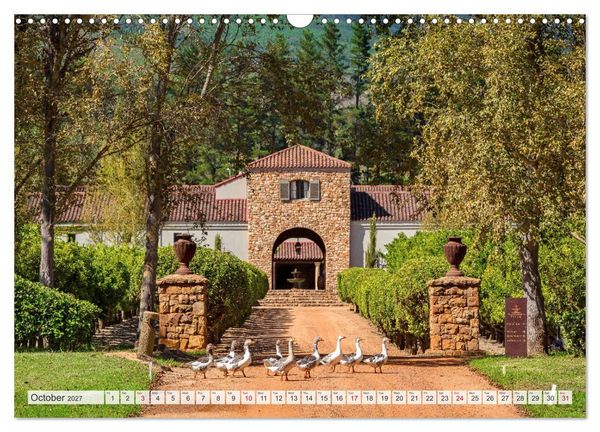 Produktbild: South African Wineries, wine architecture between tradition and modernity (Wall Calendar 2027 DIN A3 landscape), CALVENDO 12 Month Wall Calendar