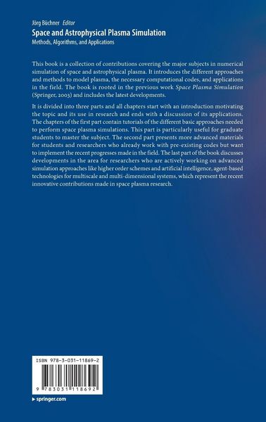 Produktbild: Space and Astrophysical Plasma Simulation