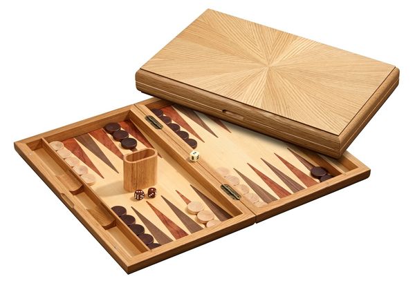Philos Backgammon Milos, groß, Magnetverschluss