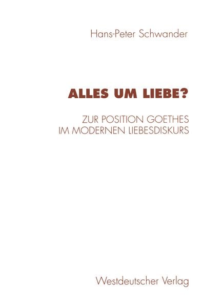 Produktbild: Alles um Liebe?