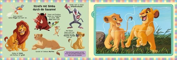 Produktbild: Disney: Mein erstes Puzzlebuch - Gro&szlig;e Puzzleteile f&uuml;r kleine H&auml;nde!