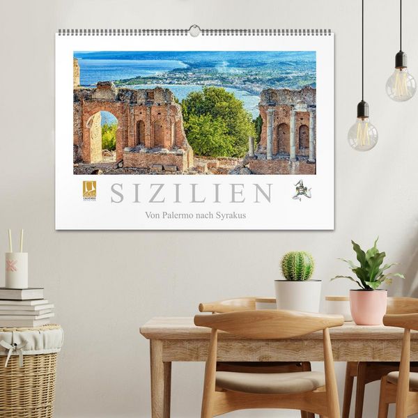 Produktbild: Sizilien - Von Palermo nach Syrakus (Wandkalender 2026 DIN A2 quer), CALVENDO Monatskalender