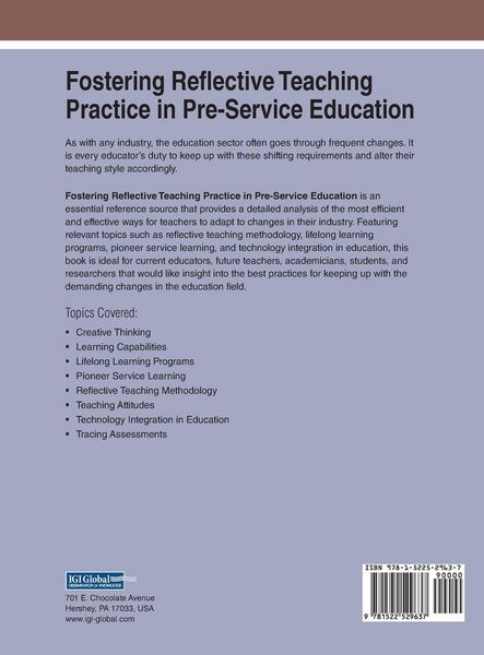 Produktbild: Fostering Reflective Teaching Practice in Pre-Service Education