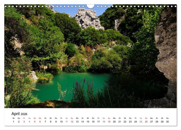 Produktbild: Peloponnes Impressionen / 2026 (Wandkalender 2026 DIN A3 quer), CALVENDO Monatskalender